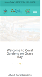 Mobile Screenshot of coralgardensongracebay.com